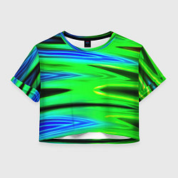 Женский топ Green blut geometry