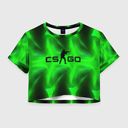 Женский топ CSGO green logo