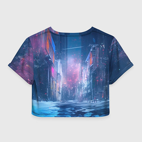 Женский топ Уличный боевик / 3D-принт – фото 2