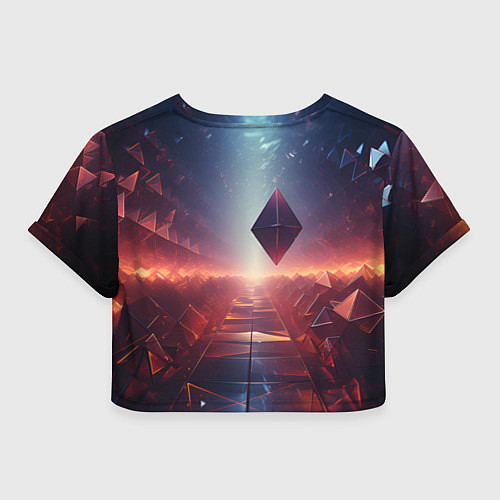 Женский топ 3D Ромб / 3D-принт – фото 2