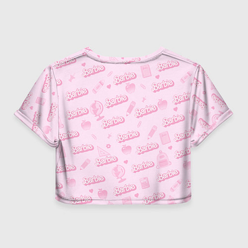 Женский топ Эта Барби - учительница: розовый паттерн / 3D-принт – фото 2
