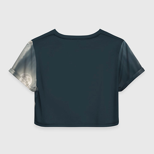 Женский топ Белый волк вожак стаи / 3D-принт – фото 2