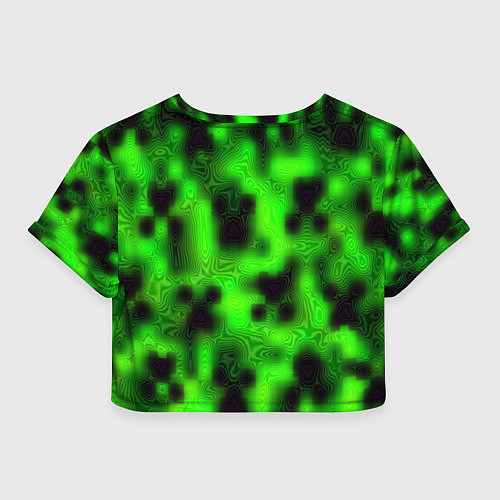 Женский топ Токсичный крипер майнкрафт / 3D-принт – фото 2