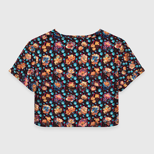 Женский топ Фантастические маки / 3D-принт – фото 2