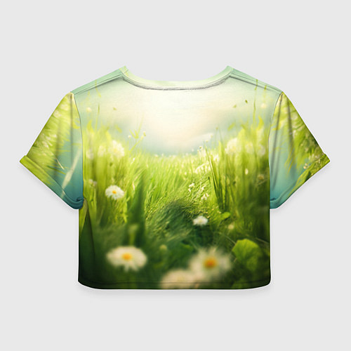 Женский топ Овечка в траве / 3D-принт – фото 2