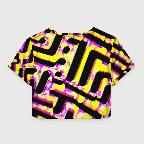 Женский топ Абстракция - лабиринт / 3D-принт – фото 2