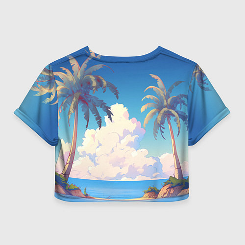 Женский топ Дзета в купальнике / 3D-принт – фото 2