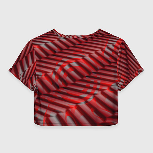 Женский топ Горящие плитки / 3D-принт – фото 2