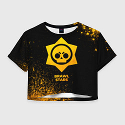 Женский топ Brawl Stars - gold gradient