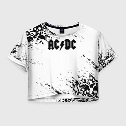 Женский топ ACDC rock collection краски черепа