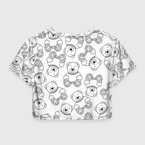 Женский топ Мишки из СССР / 3D-принт – фото 2