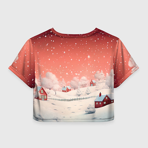 Женский топ Волшебство новогодней ночи / 3D-принт – фото 2