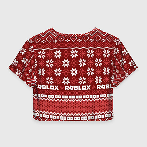 Женский топ Roblox christmas sweater / 3D-принт – фото 2