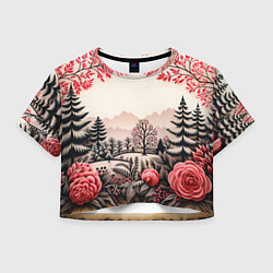 Женский топ Украшения зимы новый год