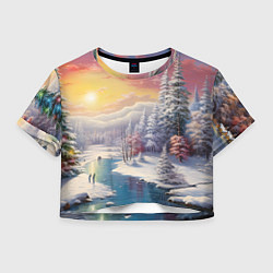 Женский топ Сказочное сияние нового года