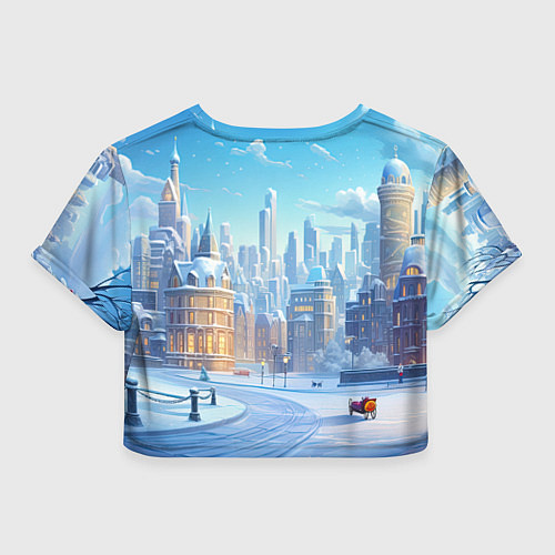 Женский топ Малыш новогодний дракончик 2024 / 3D-принт – фото 2