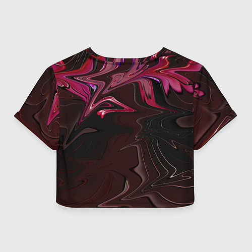Женский топ Шоколадный расплав и желе / 3D-принт – фото 2