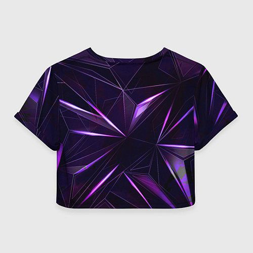 Женский топ Фиолетовый хрусталь / 3D-принт – фото 2