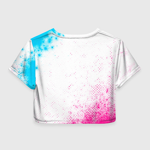 Женский топ Coldplay neon gradient style / 3D-принт – фото 2