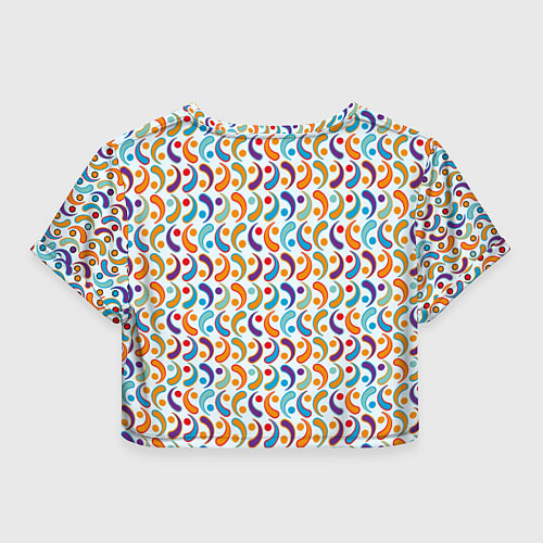 Женский топ Паттерн из симметричных фигур / 3D-принт – фото 2