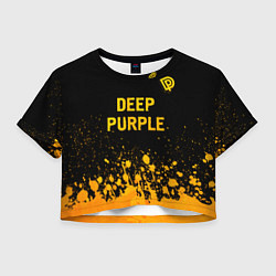 Женский топ Deep Purple - gold gradient посередине