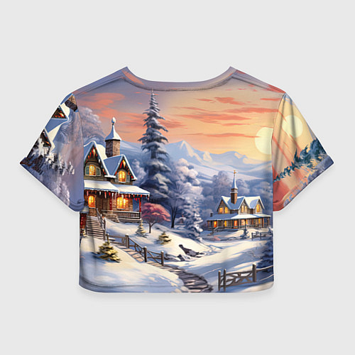 Женский топ Красный дракончик 2024 / 3D-принт – фото 2