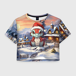 Женский топ Красный дракончик 2024