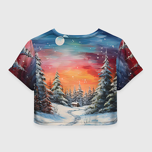 Женский топ Маленький красный дракон / 3D-принт – фото 2