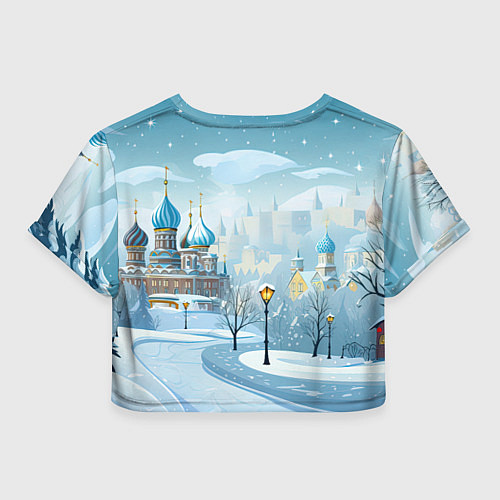 Женский топ Милый рыжий дракоша / 3D-принт – фото 2