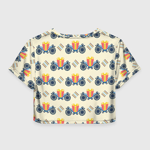 Женский топ Подарок на карете и ромб / 3D-принт – фото 2