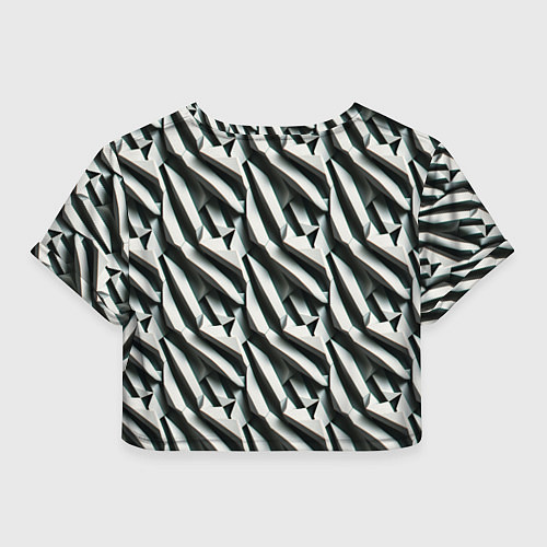 Женский топ Вертикальные полосы / 3D-принт – фото 2