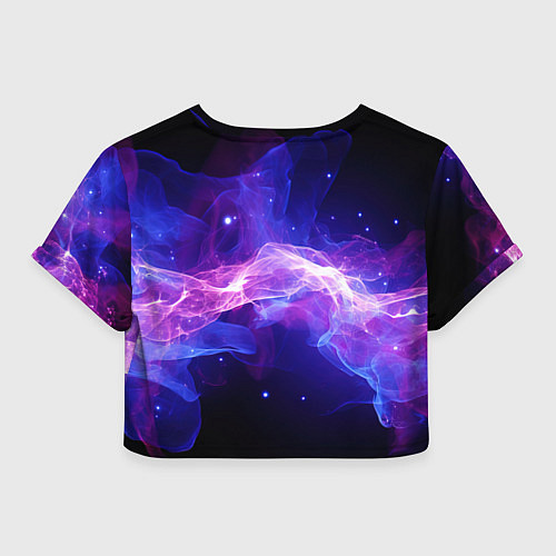 Женский топ Фиолетовый туман в движении / 3D-принт – фото 2