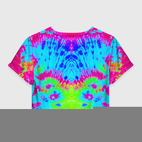 Женский топ Tie-Dye abstraction / 3D-принт – фото 2