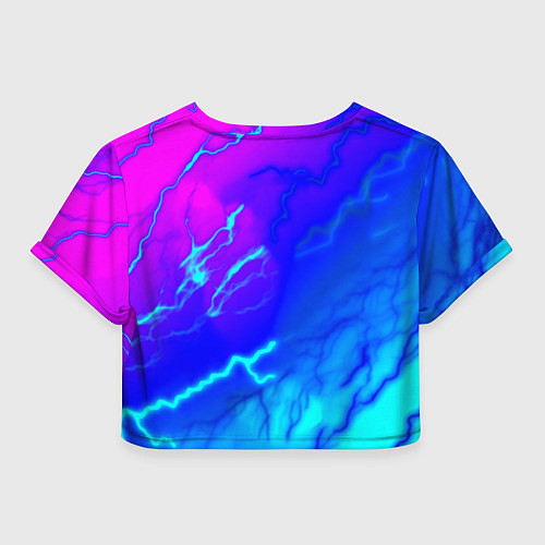 Женский топ Rockstar storm молнии / 3D-принт – фото 2