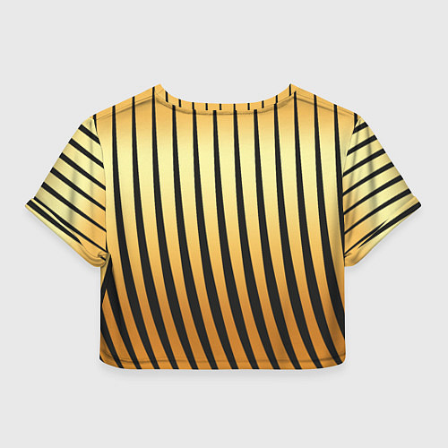 Женский топ Золотой тигровый / 3D-принт – фото 2
