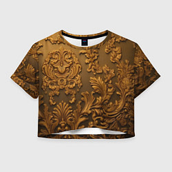 Женский топ Темная лепнина золото