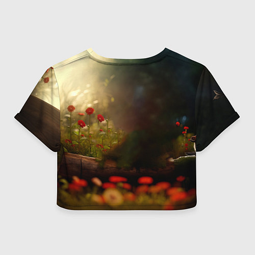 Женский топ Котик грызун / 3D-принт – фото 2