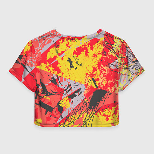 Женский топ Abstractionism pattern / 3D-принт – фото 2
