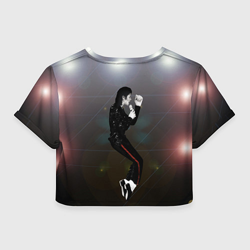 Женский топ Michael Jackson в прыжке / 3D-принт – фото 2