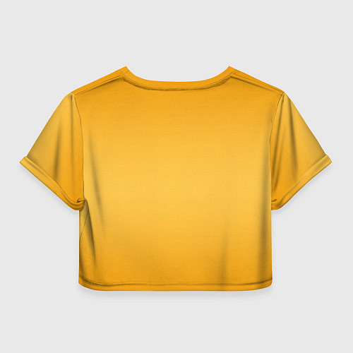 Женский топ Апельсиновый градиент / 3D-принт – фото 2