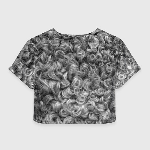 Женский топ Кудрявая шерсть баранов / 3D-принт – фото 2
