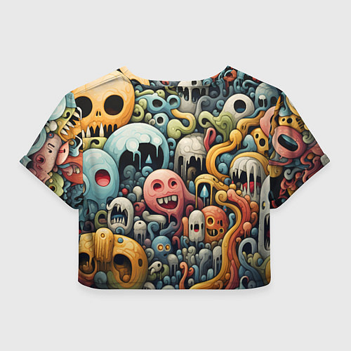 Женский топ Странная абстракция / 3D-принт – фото 2