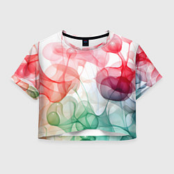 Женский топ Цветные пузыри