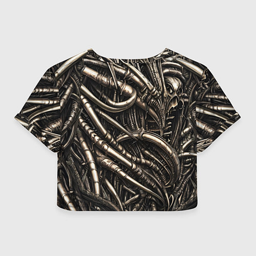 Женский топ Серые трубки чужих / 3D-принт – фото 2