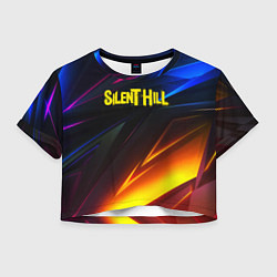 Женский топ Silent hill stripes neon