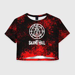 Женский топ Silent hill лого blood