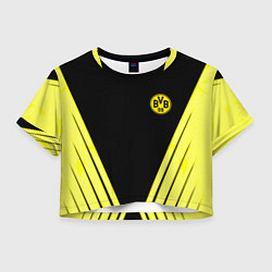 Женский топ Borussia geometry yellow