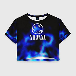 Женский топ Nirvana flame ghost steel