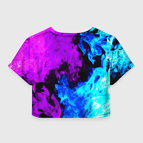 Женский топ Tekken 8 неоновый огонь / 3D-принт – фото 2