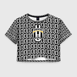 Женский топ Juventus pattern fc